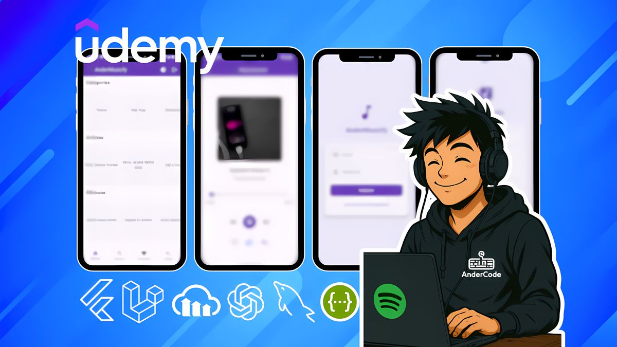Spotify Clone con Flutter + Laravel y ChatGPT